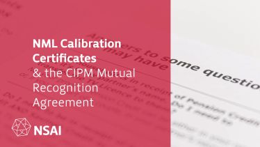 NML’s Calibration Certificates and the CIPM Mutual Recognition Arrangement